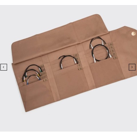 Knitpro sabit misinalı şiş kılıfı bej renk - 12873