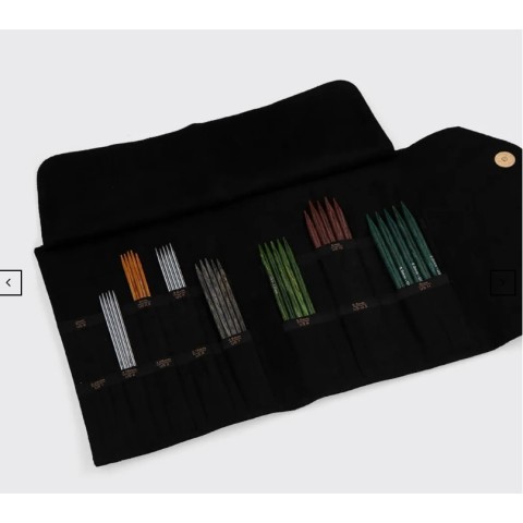 Knitpro çorap şiş kılıfı siyah renk - 12862