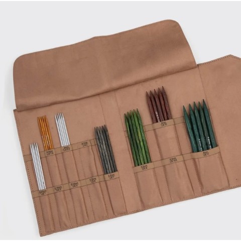 Knitpro çorap şiş kılıfı bej renk - 12872
