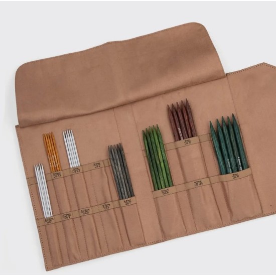 Knitpro çorap şiş kılıfı bej renk - 12872