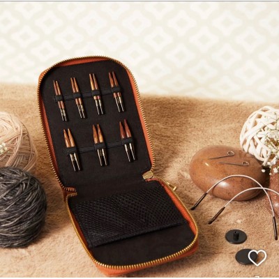 KnitPro Ginger Mini Değiştirilebilir Misinalı Şiş Seti (5 cm) – 7 Uç (3.0–6.0 mm) KnitPro Ginger Mini Değiştirilebilir Misinalı Şiş Seti (5 cm) – 7 Uç (3.0–6.0 mm)