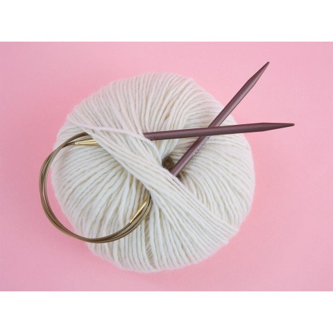 addiMystic Lace circular knitting needle-100 cm sabit 