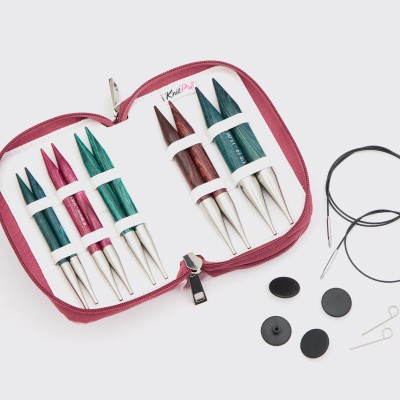 Knitpro Dreamz Chunky Set (13 cm) -uzun şiş uçları - 200635 Knitpro Dreamz Chunky Set (13 cm) -uzun şiş uçları - 200635