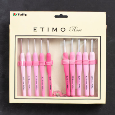 Tulip Etimo Rose Pembe Yün Tığ Seti - TER-001e Tulip Etimo Rose Pembe Yün Tığ Seti - TER-001e