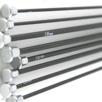 Knitpro Karbonz 35cm Standart Örgü Şiş Seti - Kılıfsız Knitpro Karbonz 35cm Standart Örgü Şiş Seti - Kılıfsız