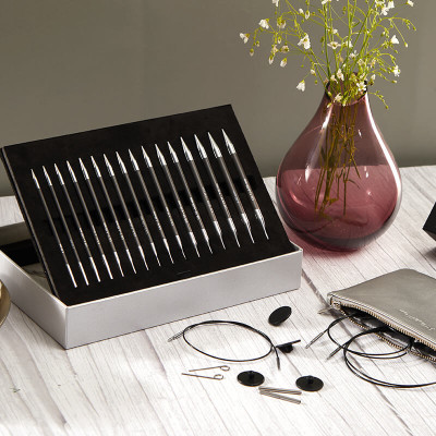 Knitpro Karbonz Gift Set Değiştirilebilir Misinalı Şiş Seti