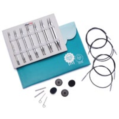 KnitPro Nova Cubics Deluxe Değiştirilebilir Şiş Seti – 13 cm KnitPro Nova Cubics Deluxe Değiştirilebilir Şiş Seti – 13 cm
