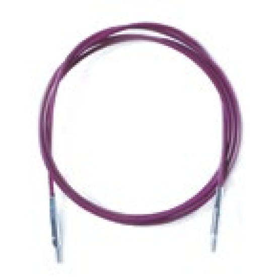 KnitPro Mor Gümüş Bağlantılı Sabit Çelik Kablo KnitPro Mor Gümüş Bağlantılı Sabit Çelik Kablo