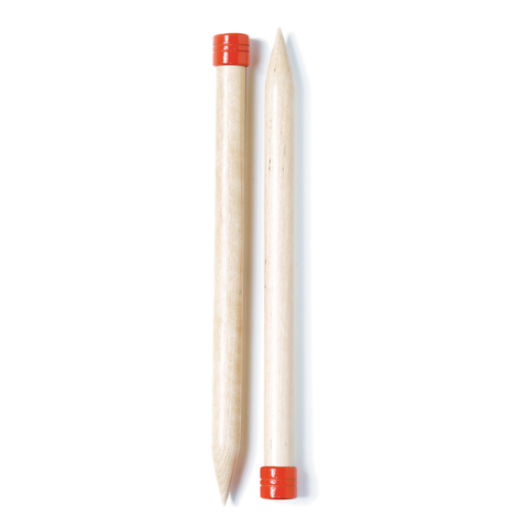 KnitPro Jumbo Beech Düz Örgü Şişi – 30 cm