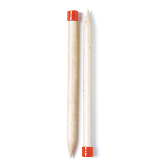 KnitPro Jumbo Beech Düz Örgü Şişi – 30 cm KnitPro Jumbo Beech Düz Örgü Şişi – 30 cm