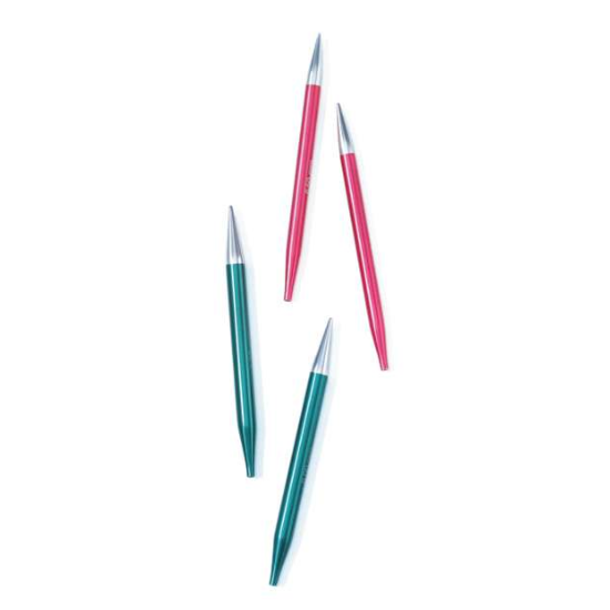 KnitPro Zing Başlangıç Değiştirilebilir Şiş Seti – 10 cm