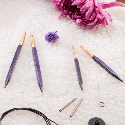 KnitPro Jadore Cubics Değiştirilebilir Şiş Ucu – 10 cm