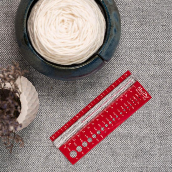 KnitPro Dikdörtgen Şiş Numarası Ölçer KnitPro Dikdörtgen Şiş Numarası Ölçer