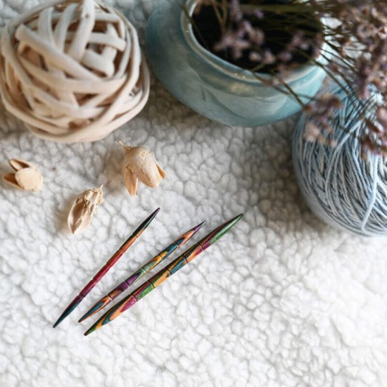 KnitPro Symfonie 2 Ahşap Saç Örgüsü Şişi – 3 Adet
