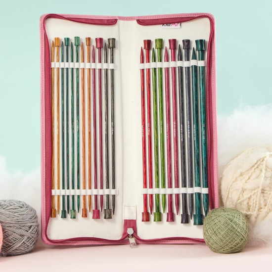 KnitPro Dreamz Grande Düz Şiş Seti – 25 cm