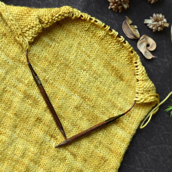 KnitPro Ginger Sabit Misinalı Örgü Şişi – 100 cm