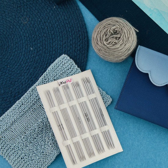 KnitPro Nova Deluxe Çorap Şiş Seti – 15 cm