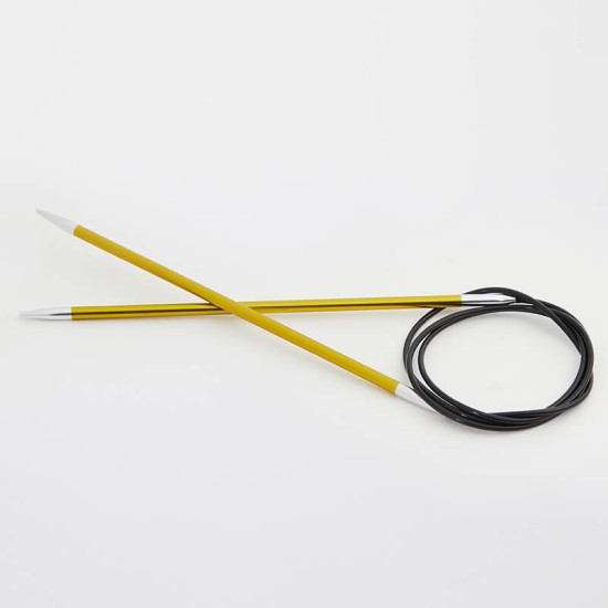 KnitPro Zing Sabit Misinalı Örgü Şişi – 120 cm