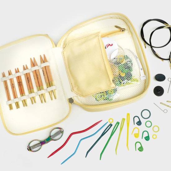 KnitPro Basix Beech Başlangıç Değiştirilebilir Şiş Seti – 10 cm KnitPro Basix Beech Başlangıç Değiştirilebilir Şiş Seti – 10 cm