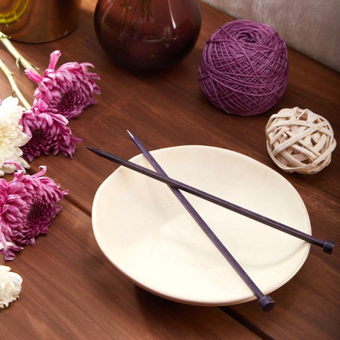 KnitPro Jadore Cubics Düz Örgü Şişi – 25 cm