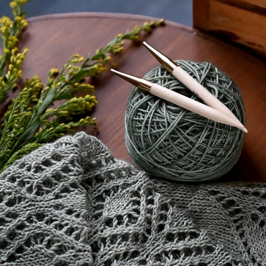 KnitPro Bamboo Değiştirilebilir Şiş Ucu – 13 cm
