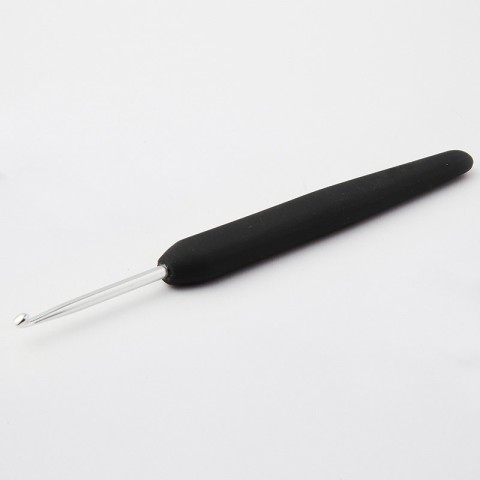 KnitPro Siyah Yumuşak Saplı Çelik Dantel Tığı