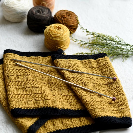 KnitPro Nova Cubics Düz Örgü Şişi – 25 cm