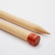 KnitPro Jumbo Beech Düz Örgü Şişi – 25 cm