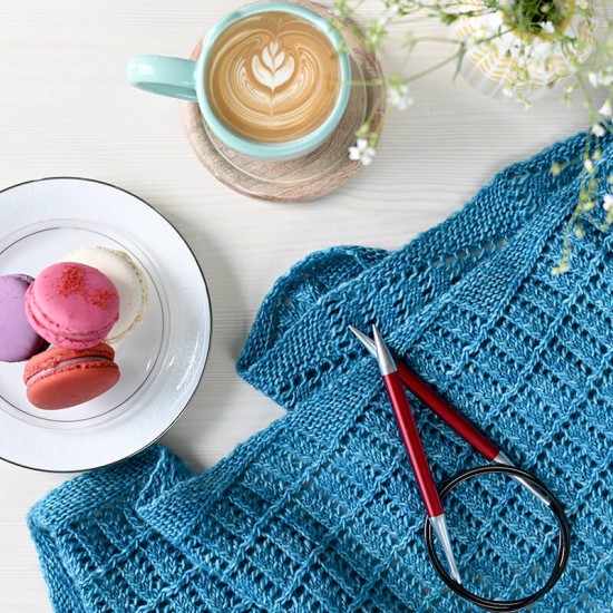 KnitPro Zing Sabit Misinalı Örgü Şişi – 25 cm