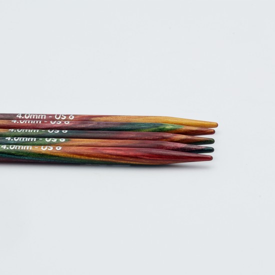 KnitPro Symfonie 2 Çift Uçlu Çorap Şişi – 10 cm
