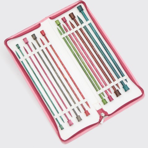 KnitPro Dreamz Deluxe Düz Şiş Seti – 25 cm