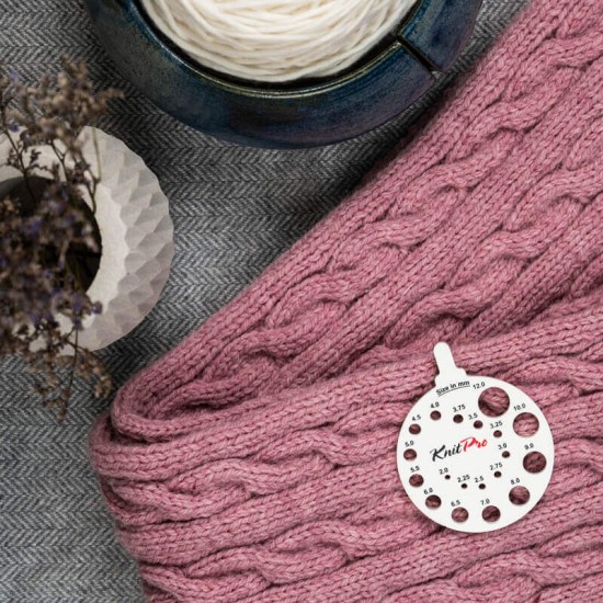 KnitPro Yuvarlak Şiş Numarası Ölçer