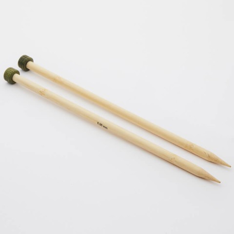 KnitPro Bamboo Düz Örgü Şişi – 25 cm