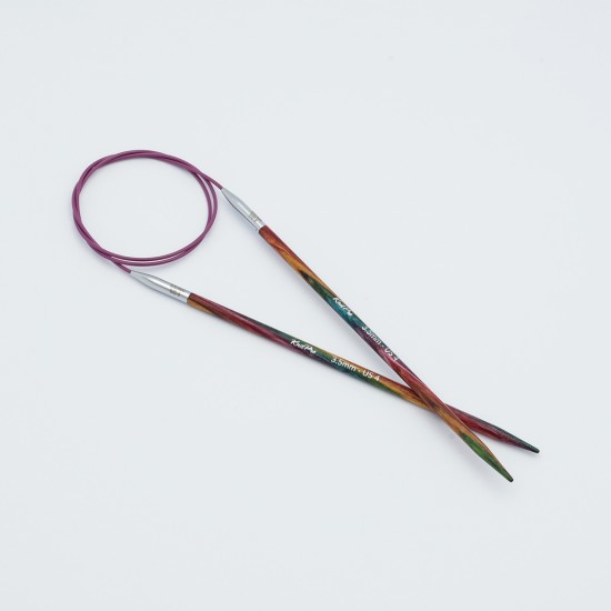 KnitPro Symfonie 2 Sabit Misinalı Örgü Şişi – 50 cm