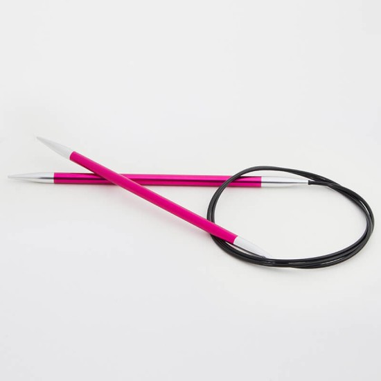 KnitPro Zing Sabit Misinalı Örgü Şişi – 120 cm