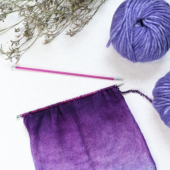 KnitPro Zing Düz Örgü Şişi – 30 cm