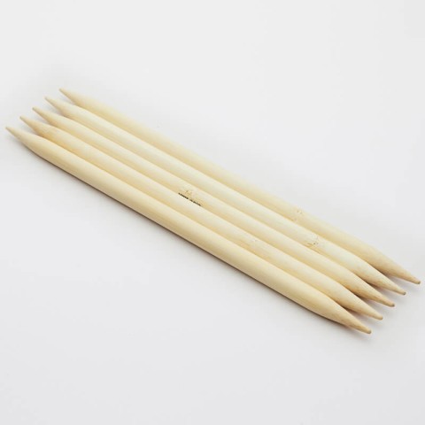 KnitPro Bamboo Çift Uçlu Çorap Şişi – 15 cm