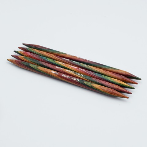 KnitPro Symfonie 2 Çift Uçlu Çorap Şişi – 15 cm