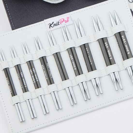 KnitPro Karbonz Deluxe Değiştirilebilir Şiş Seti – 10 cm KnitPro Karbonz Deluxe Değiştirilebilir Şiş Seti – 10 cm