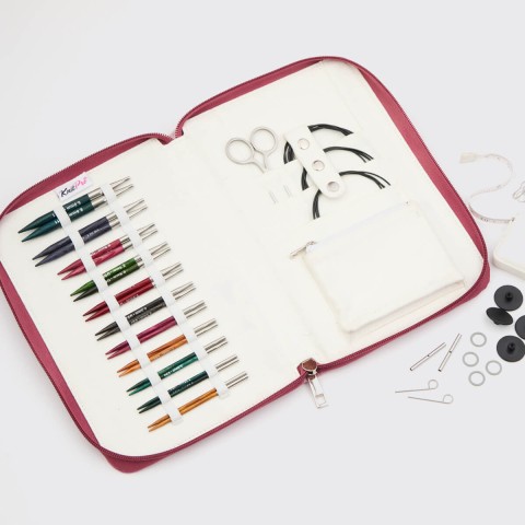 KnitPro Dreamz Regal Değiştirilebilir Misinalı Şiş Seti – 10 cm