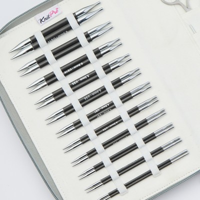 KnitPro Karbonz Regal Değiştirilebilir Misinalı Şiş Seti – 13 cm KnitPro Karbonz Regal Değiştirilebilir Misinalı Şiş Seti – 13 cm