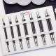 KnitPro Karbonz Midi Değiştirilebilir Misinalı Şiş Seti – 13 cm