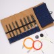 KnitPro İndigo Ahşap Değiştirilebilir Misinalı Şiş Seti - Normal Uç - Denim Set - 13 cm KnitPro İndigo Ahşap Değiştirilebilir Misinalı Şiş Seti - Normal Uç - Denim Set - 13 cm
