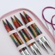 KnitPro Symfonie 2 Chunky Değiştirilebilir Misinalı Şiş Seti – 13 cm