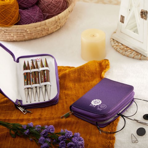 KnitPro Symfonie Chunky Değiştirilebilir Misinalı Şiş Seti – 13 cm – 20663
