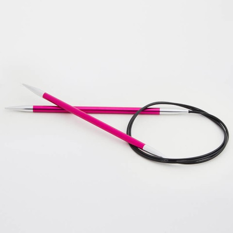 KnitPro Zing Sabit Misinalı Örgü Şişi – 80 cm