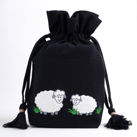 Lantern Moon Meadow Örgü Proje Çantası Lantern Moon Meadow Örgü Proje Çantası