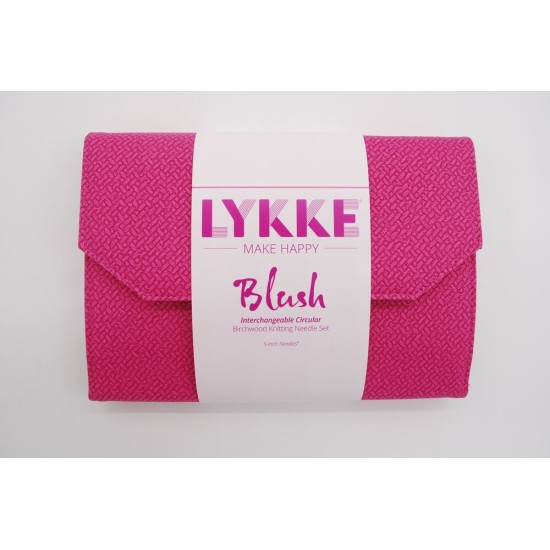 Lykke Blush Pembe 13 cm Değiştirilebilir Misinalı Örgü Şiş Seti - Huş ağacı Lykke Blush Pembe 13 cm Değiştirilebilir Misinalı Örgü Şiş Seti - Huş ağacı