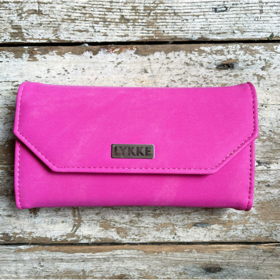 Lykke Blush Pembe 13 cm Değiştirilebilir Misinalı Örgü Şiş Seti - Huş ağacı