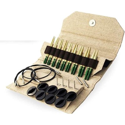 Lykke Grove Bej Kısa 9 cm Değiştirilebilir Misinalı Örgü Kısa Şiş Seti - Bambu Lykke Grove Bej Kısa 9 cm Değiştirilebilir Misinalı Örgü Kısa Şiş Seti - Bambu